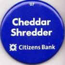 2007 PENN STATE Button CHEDDAR SHREDDER Citizen's Bank vs Wisconsin