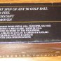 Cadillac Top-Flite Plain Golf Ball Sleeve Z-Balata Tour 90 NEW