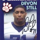 2010 Second Mile DEVON STILL Penn State Autographed Trading Card