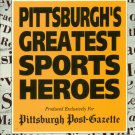 PITTSBURGHS GREATEST SPORTS HEROES VHS PPG ISSUE ONLY PITTSBURGHS GREATEST SPORTS HEROES VHS PPG ISSUE ONLY