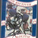 1992 Second Mile O.J. McDuffie Signed Penn State Trading Card 1992 Second Mile O.J. McDuffie Signed Penn State Trading Card