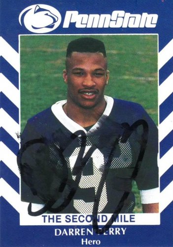 1990 Second Mile Darren Perry Signed Penn State Trading Card