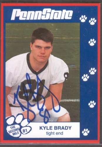 1993 Second Mile Kyle Brady Signed Autographed Penn State Trading Card