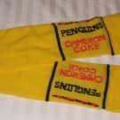 Vintage Pittsburgh Penguins Promotional Knit Scarf Cameron Coca Cola NWOT Coke