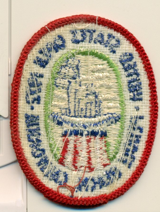 1972 U.S. Open Felt Patch Pebble Beach Golf Club Oval Badge Jack Nicklaus