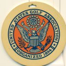 1977-78 USGA Associate Golf Bag Tag Unites States Golf Association