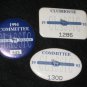 3 - Quicksilver Classic Golf Tournament Badges & 1993 Program w/ Pairing Sheet