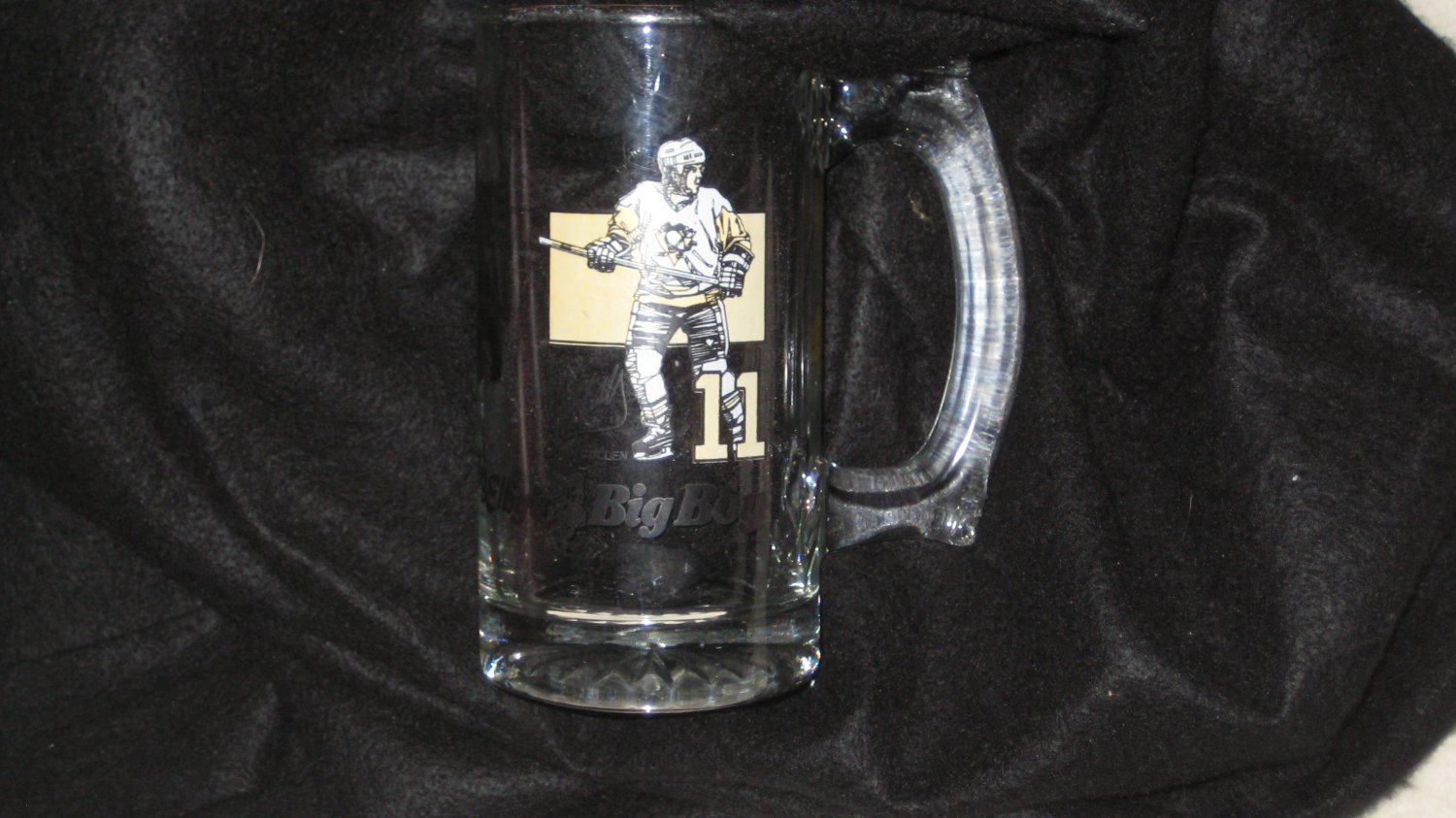 Pittsburgh Penguins Elby's Big Boy ROB BROWN JOHN CULLEN NHL Hockey Glass Mug