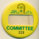 1978 PGA Championship Golf Committee Badge Oakmont Country Club 1978 PGA Championship Golf Committee Badge Oakmont Country Club