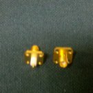 SMA female chassis 4 hole panel mount connector