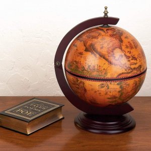 Antique Globe Bar [HHGLB3303]