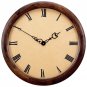 Edward Meyer 23-1/2" X-Large Executive Clock with Wood Frame [HHWCRND]