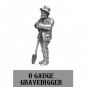O scale Gravedigger 1/48 pewter Western Rails