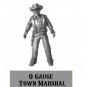 O gauge Town Marshall 1/48 pewter Western Rail