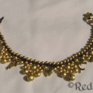 New Handmade Craft ANKLET Brass Bells Hearts Dolphins