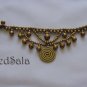 Handmade Thai ANKLET Ankle Bracelet Brass Bells Hearts