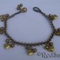 Handmade Thai Craft ANKLET Beads Bells Spirals Stones