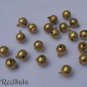 15 New Brass Bead Hearts Craft Bracelet Jewelry Making