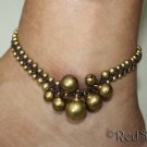 Handmade Anklet Ankle Bracelet Brass Jingle Bells Dance