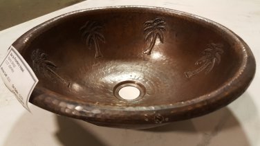 *De La Frontera Palm-Design Copper Sink