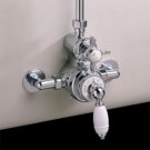 *Marflow St. James SJC740.417 Chrome Dual Control Thermostatic Shower Valve for Exposed Supplies