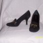 WOMENS SHOES by FRANCO SARTO, BLACK SUEDE "GOLON", SZ 8, RET. $90