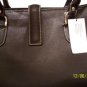 GENUINE LEATHER DESIGNER HANDBAG, BLACK, BY UNITED ARROWS, RET. $250
