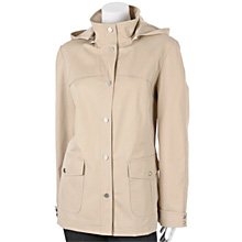 WOMENS COAT/RAINCOAT BY GALLERY, SIZE LARGE, RET $140