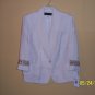 WOMEN'S LINEN BLAZER by HARVE BENARD, RET. $142, SZ 16W; SAVE 60%!