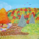 Fall on Kisco Mountain Painting by Alina Deutsch