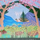 Reservoir in Early Spring Large Wall Hanging by Alina Deutsch