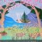 Reservoir in Early Spring Large Wall Hanging by Alina Deutsch