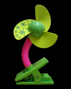 Baby Stroller/ Jogger Mini Clip-on Fan (No Led - Yellow)