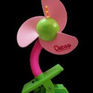 Baby stroller/ Jogger Mini Laser Clip-on Fan (Blade-pink)