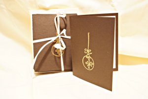 Gold Ornament Cards