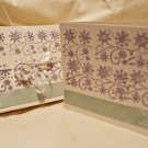 Glittered Snowflakes Blank Cards (Pack of 10)