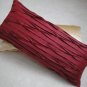 Burgundy Red Throw Pillow Cover