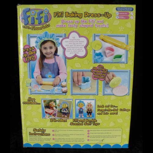 NIB Fifi and the Flowertots Baking Dress Up Set with Apron and Flower