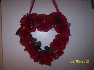 Heart door hanger