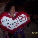 just married sign for car