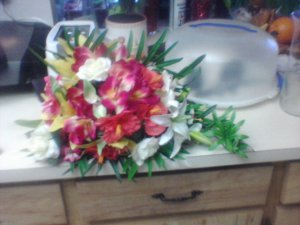 hawaiian wedding bouquet