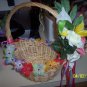 flower girl basket hawaiian theme