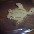 Beige Turtle embellishment for scrapbook