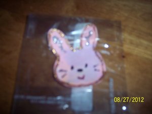 pink bunny embellishment