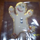 Beige googly eyed gingerbread man