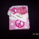 pink fold out mini album