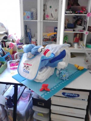Motorcylce diaper cake