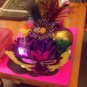 Mardi Gras party centerpiece