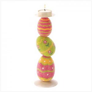 Easter egg tealight holder