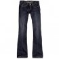 Generic Denim Women/ Lady Stretch Jean Elastic Waist Dark Blue